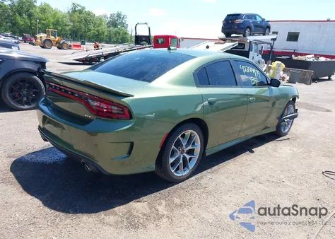 2022 Dodge Charger Gt Rwd из США, поврежденный, VIN 2C3CDXHG8NH115173